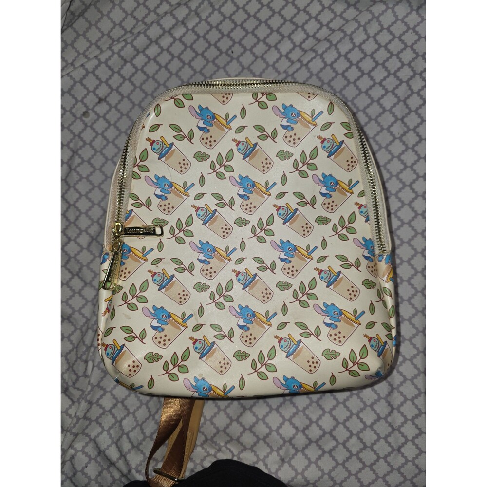 Loungefly Disney Lilo & Stitch Boba Tea mini Backpack bookbag purse bag!